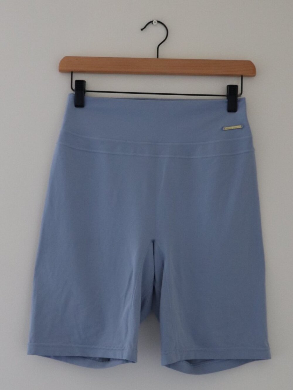 Gymshark x Whitney Simmons High Rise Cycling Biker Shorts Goal Blue Size L - Picture 2 of 7